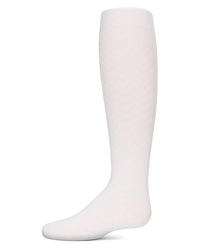 MeMoi Girls' Wave Semi Opaque Nylon Tights