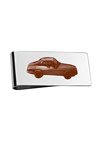Pince à billets argenté voiture XJS Coupé effet cuivre pour ranger vos billets avec élégance