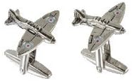 CL59 Novelty Plane Design Stainless Steel Cufflinks in gift box