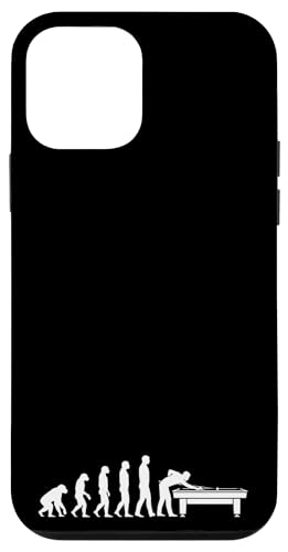 Installazione facile Custodia per iPhone 12 mini Pool Evolution, giocatore di biliardo, biliardo, 8 palline