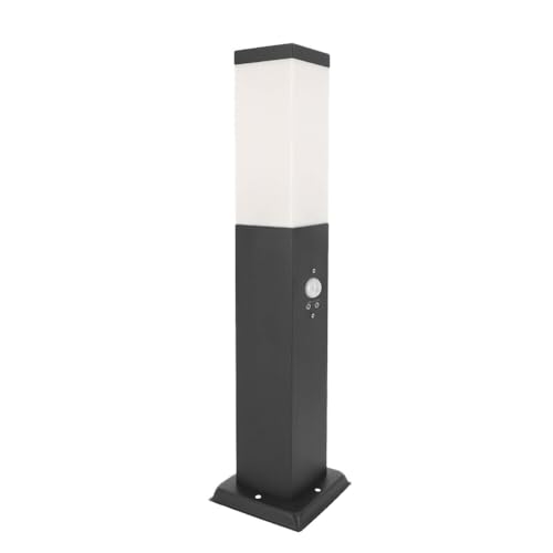 LED Universum - LED Wegeleuchte FREDDY 50cm Anthrazit mit Bewegungsmelder Außenleuchte Stehleuchte Sockelleuchte Pollerleuchte für Garten,...