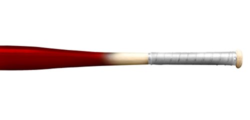 Bamboobat Hnbr34Asa Softball Bat, Natural Handle/Red Barrel, 34-Inch/30-Ounce #TOP2