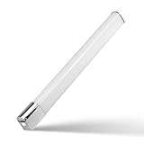  POPP- Apliques Lámpara de Baño Cocina Con Interruptor y Enchufe AC 230V, 15W 1200Lm 68CM, 6500K Blanco Frio, iluminación Residencial o Comercial, IP44, Aluminio Cromado y PC (6500K)