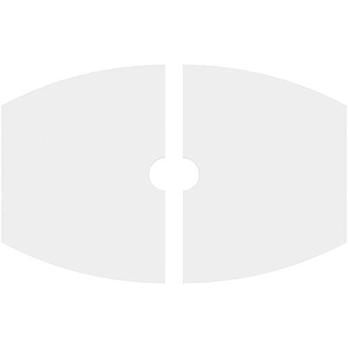 Image of Ekena Millwork CMP30X20KY2-03000 Kailey Architectural Grade PVC Contemporary, Two Piece Urethane Ceiling Medallions 30 inchW x 20 inchH x 3 inchID x 16 1 /4 inchC x 1 inchP