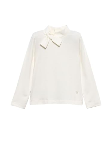 Abel & Lula Knitting Turtleneck for Girls Cream