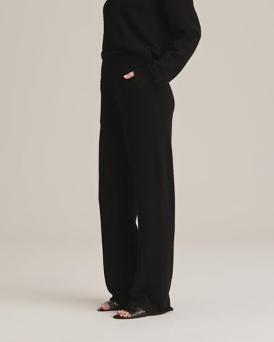 Women's Signature Cashmere Paperbag Wide Leg Pants3