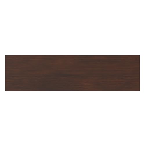 Image of SIMPLIHOME Amherst 72 inch Wide Solid Wood TV Stand in Russet Brown
