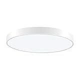 【Leistung】LED-Panele mit milchigem Gehäuse für gleichmäßiges und blendfreies Licht. Die 4800 Lumen und die Warmweiß Lichtfarbe (2800k-3200k) sorgen sowohl im Wohnzimmer als auch im Werkraum für eine ideale Ausleuchtung.Abstrahlwinkel: 150.Größe: 600*50mm.