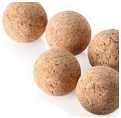WidgetCo 1-1/4" Cork Balls, Cork Spheres, Use for Floats, Fishing & Crafts, Agglomerated (Qty 25)