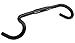 ZOOM 403980, Gravel-Handlebar, Alloy, Matt Black, 400 mm, Bar bore 31.8 mm, Reach 83 mm, Drop 107 mm, Sweep 25°, on Card Unisex-Adult, Grigio