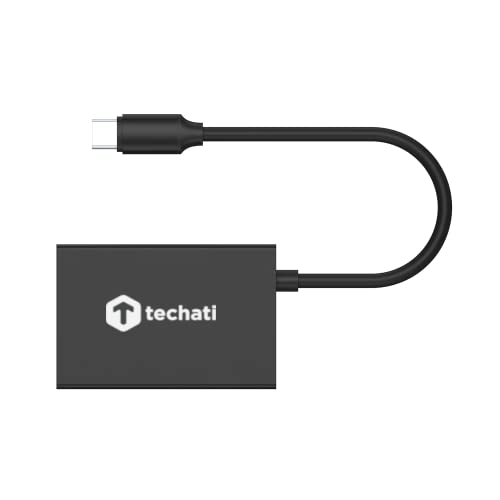Image of Advanced 10Gbps 4 Port USB 3.2 Gen2 Type C Expansion hub with 2X USB-C and 2X USB-A Ports for use with MacBook, iPad, Windows Laptop, Surface, Android tab, Mobile and Type-C Devices