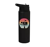 Retro Sunset Post Box Postal Worker Ballot Voting By Mail Stainless Steel Insulated Water Bottle