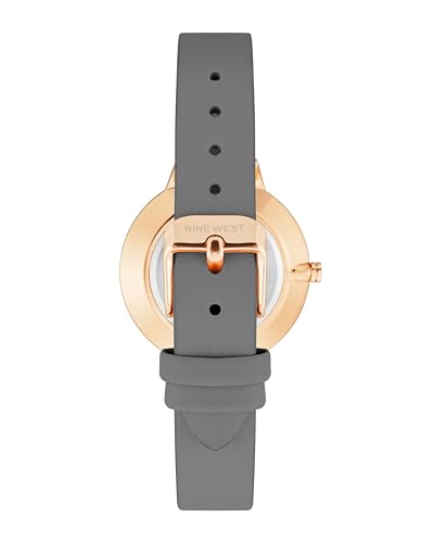 Image of Nine West Women's Floral Dial Strap Watch