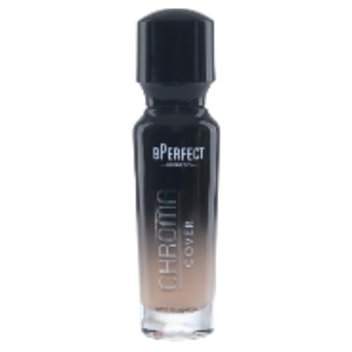 BPerfect Chroma Cover Matte Foundation - Weightless Full Coverage Base with Hyaluronic Acid & Vitamin E - Soft Matte Finish - Shade 15 - C6 Medium Cool Bisque