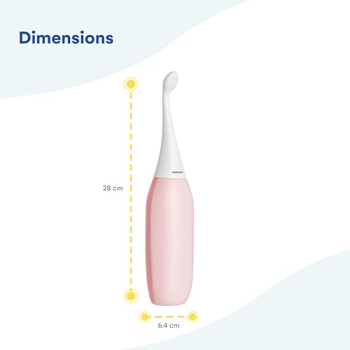 HappyPo Easy-Bidet - 300 ml Portable Bidet Sprayer for Travel and Home - Handheld Peri Bottle for Gentle Cleansing - Ideal for Menstrual Care, Postpartum, Camping and Toilet Use - Rose - Image 4
