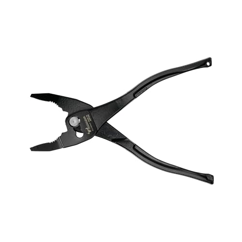Tsunoda, PLC-200GUS, Ultra Thin Head Slip Joint Pliers, Hold Pliers (Straight), Black - Image 4