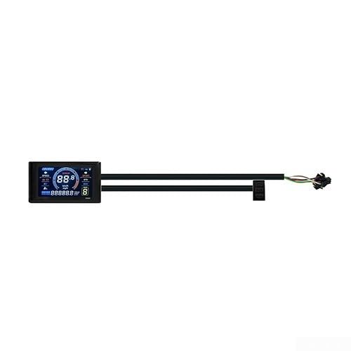 Panneau de commande pour vélo électrique 24-72V Écran LCD couleur compatible double contrôleur SM