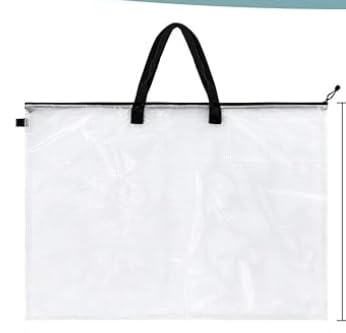 YKOASKL Art Portfolio Bag 24 x 36 Inch Large Posters Portfolios Case Board Storage Bags with Zipper and Handle Art Clear Organizer Folder for Artwork Case for Pictures