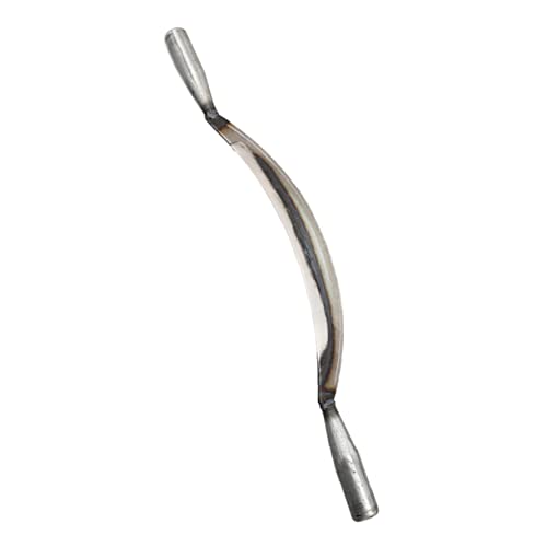 Toyvian Rascador De Corteza con Mango Antideslizante De Acero Al Carbono Forjado Curvada Herramienta Profesional para Jardinería y Carpintería Fácil Limpieza y Ergonómico para Árboles