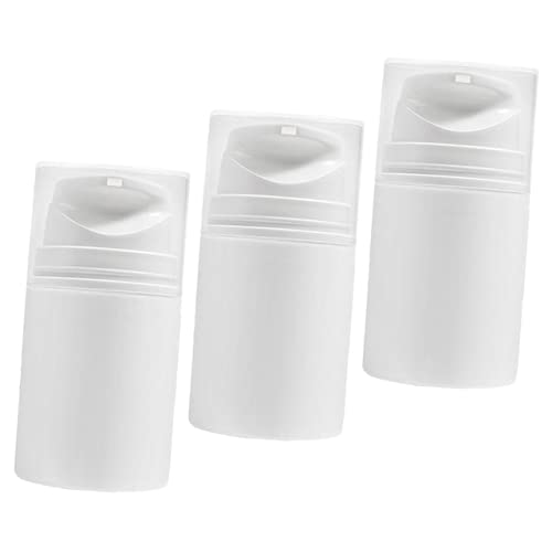 VINTORKY 3個 真空ポンププレスボトル 再利用可能 エアレス ポータブル ローション ボトル 旅行用 100ml PP 化粧品ディスペンサー容器 ローション用
