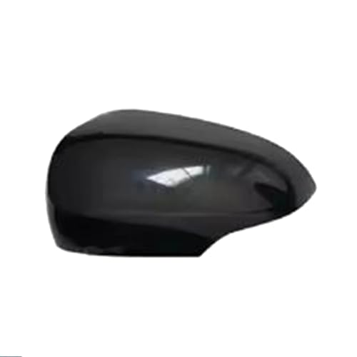 リアビューサイドミラーカバー for トヨタ プリウス C アクア アクシオ 2012-2018用 バックミラーハウジング サイドミラーカバー 交換用スタイル (ブラック 左)