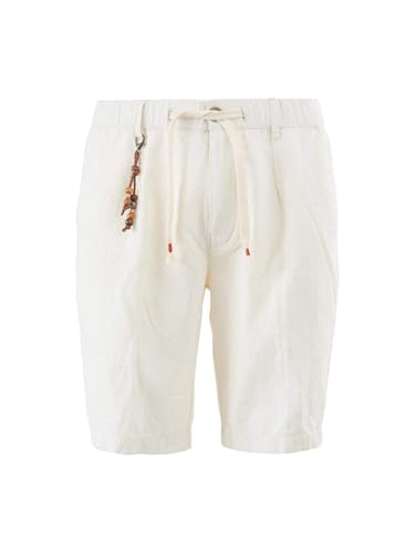 Bermuda Blanc Yes-Zee P783 PE00 short en coton stretch homme