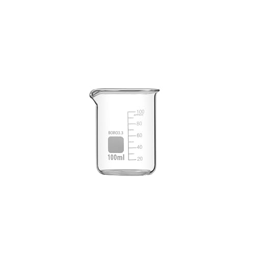 Bécher de mesure en verre borosilicate 3.3 gradué de 50ml et 100ml - 3
