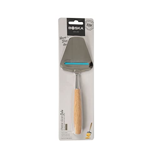 Boska Holland Cheese Slicer And Plane W. European Oak Wood Handle, Flex Steel Blade, 10 Year Guarantee, Life Collection #TOP4