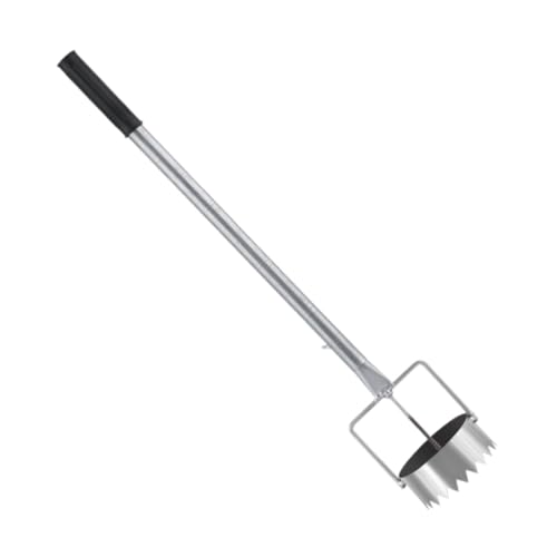 Generic Bulb Planter Digging Holes Multifunctional Retractable Handle Sod Remover Plugger for Garden Greenhouse Lawn, 9cm Diameter