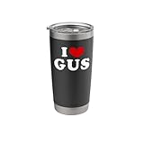 I Love Gus, I Heart Gus Stainless Steel Insulated Tumbler