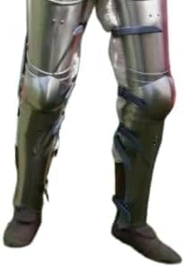 Medieval Armor Full Body Suit Of Lady Gothic captain's Cuirass Armor, Medium, Silver