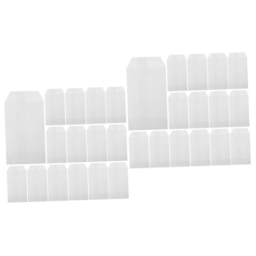 Evita manchas de grasa con bolsas glassine para alimentos resistentes de 200 uds