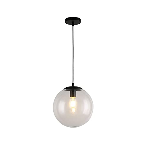 Chandelier sphérique en verre pour îlot de cuisine et bar moderne