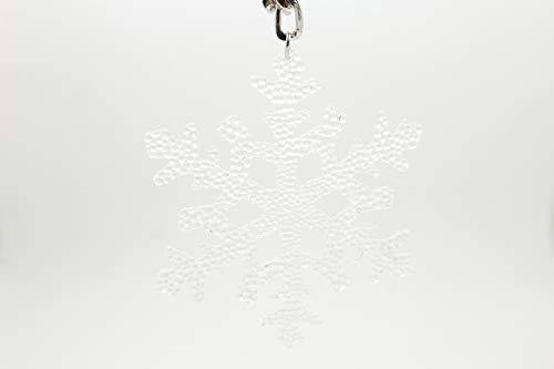 Women Skinny Fashion Belt Hip Waist Silver Metal Chain Big Snowflake Buckle XS S M4