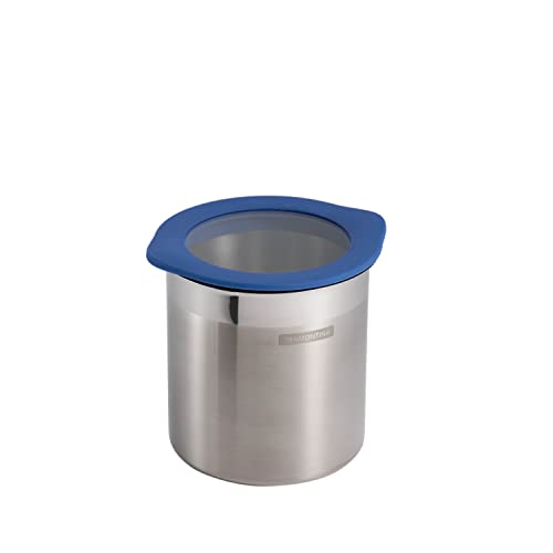 Image of Tramontina 4-Pc Food Storage Containers with Silicone Lids - Blue