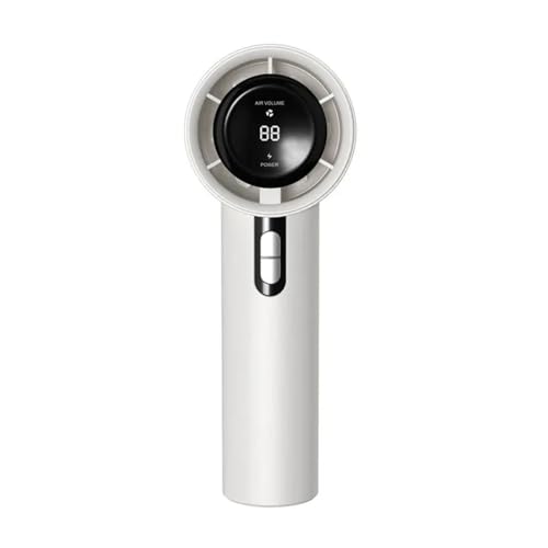 Mini ventilador portátil USB con pantalla digital para refrescar tus días de camping y viaje
