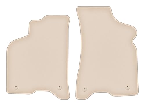 Tapis auto en velours beige protecteur pour Seat Arosa à hayon avant