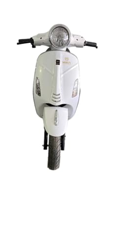 Image of Virat Electric Scooter, Non RTO, 70-150 km Range per Charge, Fast Charging (White)