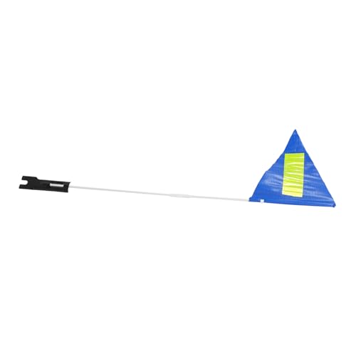ibasenice 1 Juego asta de bandera remolque de bicicleta accesorios para ciclismo bandera de bicicleta al aire bandera de ciclismo resistente al desgarro plastico abs