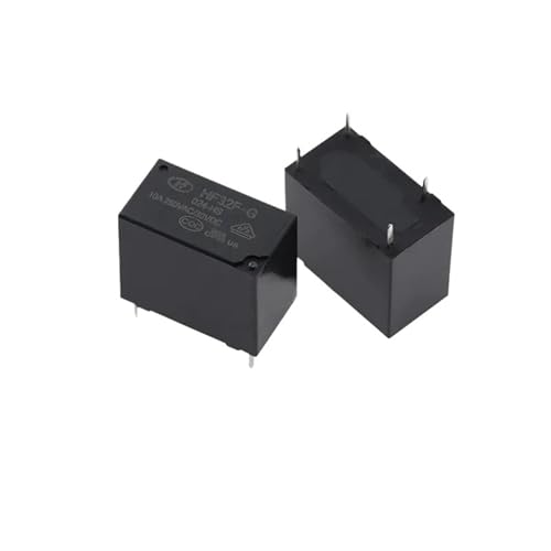 Relés HF32F-G-005-HS para reparar electrodomésticos y automatizar luces del hogar con 4 pines