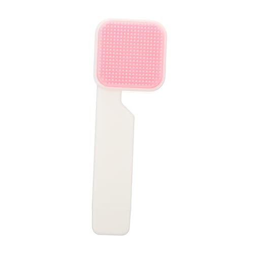 PACKOVE Manual Face Cleansing Brush Double-Sided Facial Scrub Exfoliator Silicone Face Wash Tool Gentle Facial Brush