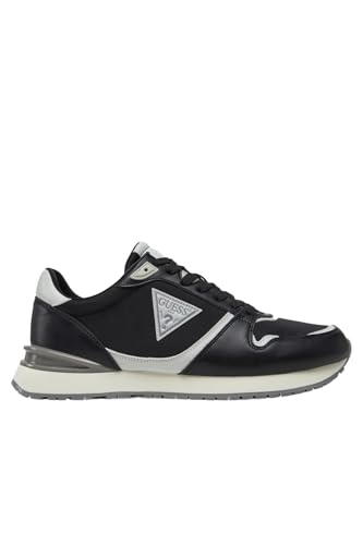GUESS Sneakers Cuero PU Jeans, Negro , 43 EU