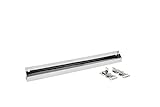 Rev-A-Shelf 28' Slim Tip-Out Sink Tray for Kitchen and Bathroom Base Cabinets, Large Pull Out Stainless Steel Storage Organizer, Silver, 6541-28-52