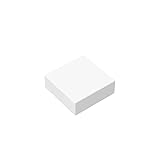 Classic Tiles Block Bulk, White Tiles 1x1, Building Tiles Flat 200 Piece, Compatible with Lego Parts and Pieces: 1x1 White Tiles(Color:White) -  Plwooyur