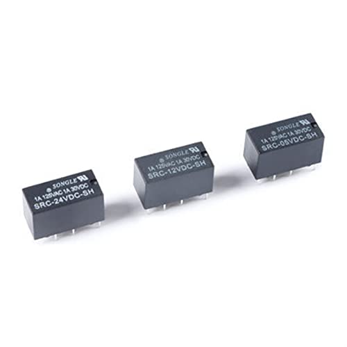 Relais 8 broches SRC-05VDC-SH miniature pour circuits imprimés électroniques