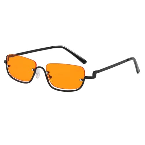 Lunettes de soleil punk rock en métal pour festivals et terrasses en été