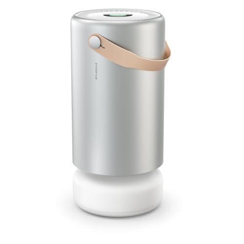 Molekule Air Pro Air Purifier for Large Rooms and Offices up to 93m² - PECO-Filter, Alexa-Enabled, Destroys Allergens, Bacteria, Viruses, Smoke, Mould, VOC, Auto Protect Mode, Smart Air Quality Sensor