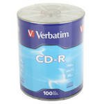 Verbatim 96524 blank CD CD-R 700 MB 100 pc(s) - CD-RW virgin (CD-R, 700 MB, 100 pc(s), 52x, Axle)