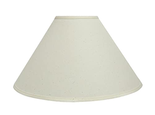 Aspen Creative 32204 Transitional Hardback Empire Shaped Spider Construction Lamp Shade in Off White, 19