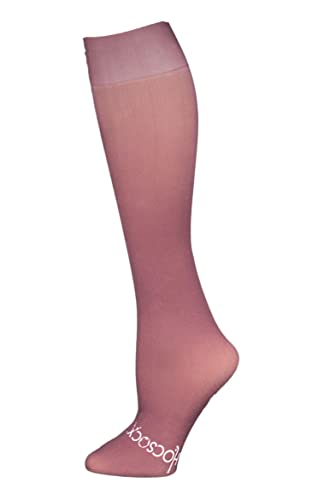Image of Hocsocx Maroon Unisex Shin Guard Socks for Field Hockey & Soccer | Medium